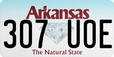AR license plate 307UOE