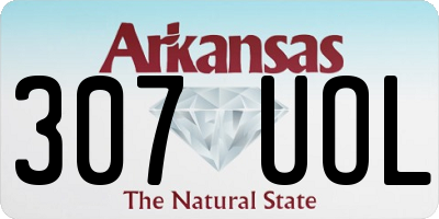 AR license plate 307UOL