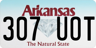 AR license plate 307UOT