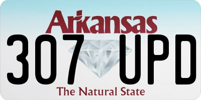AR license plate 307UPD