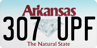 AR license plate 307UPF
