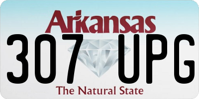 AR license plate 307UPG