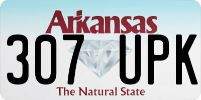 AR license plate 307UPK