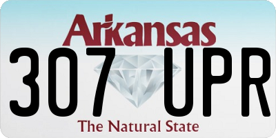 AR license plate 307UPR