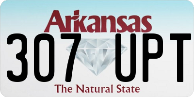 AR license plate 307UPT