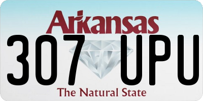 AR license plate 307UPU