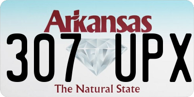 AR license plate 307UPX