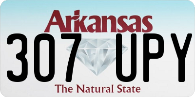 AR license plate 307UPY
