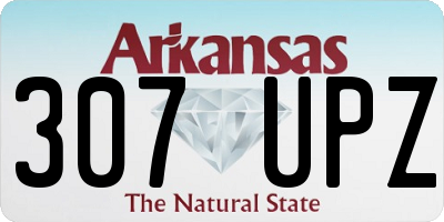 AR license plate 307UPZ