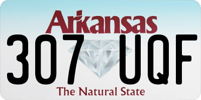 AR license plate 307UQF