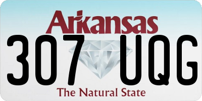 AR license plate 307UQG