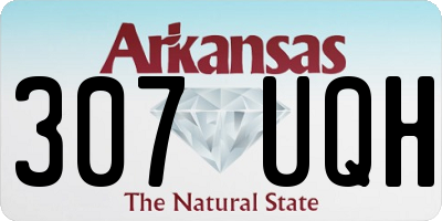 AR license plate 307UQH