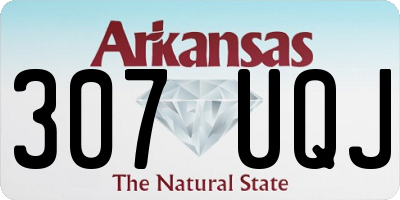 AR license plate 307UQJ