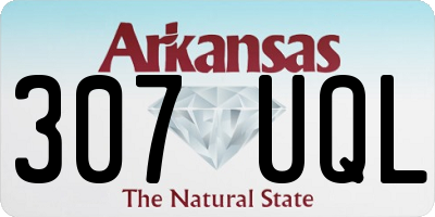 AR license plate 307UQL