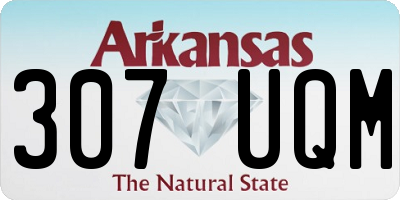 AR license plate 307UQM