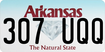 AR license plate 307UQQ
