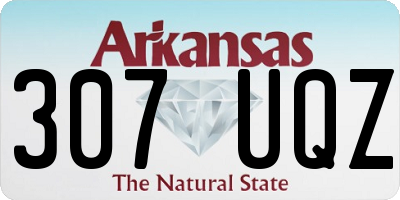 AR license plate 307UQZ