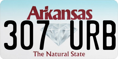 AR license plate 307URB