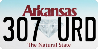 AR license plate 307URD