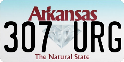 AR license plate 307URG