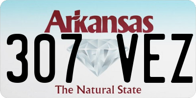 AR license plate 307VEZ