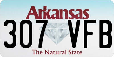 AR license plate 307VFB