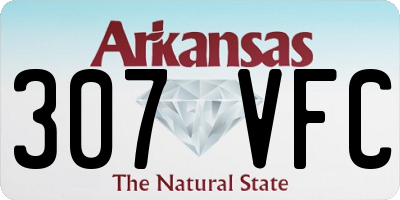 AR license plate 307VFC