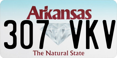AR license plate 307VKV