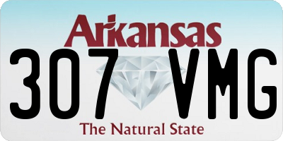 AR license plate 307VMG