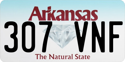 AR license plate 307VNF