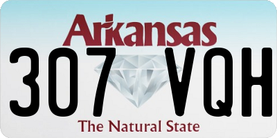AR license plate 307VQH