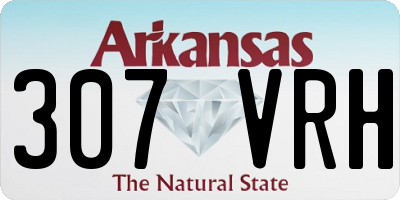 AR license plate 307VRH