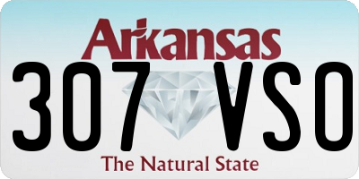 AR license plate 307VSO