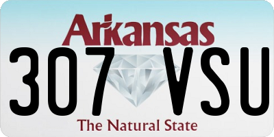 AR license plate 307VSU
