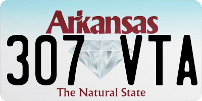 AR license plate 307VTA