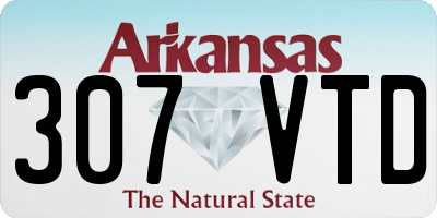 AR license plate 307VTD