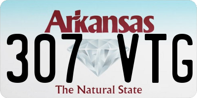 AR license plate 307VTG