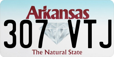 AR license plate 307VTJ
