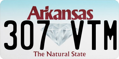 AR license plate 307VTM