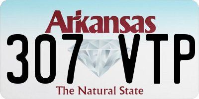 AR license plate 307VTP