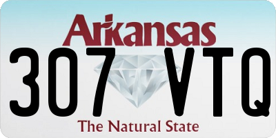 AR license plate 307VTQ