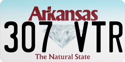AR license plate 307VTR