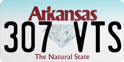 AR license plate 307VTS