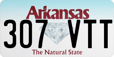 AR license plate 307VTT
