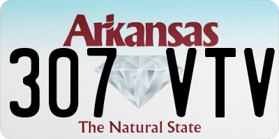 AR license plate 307VTV