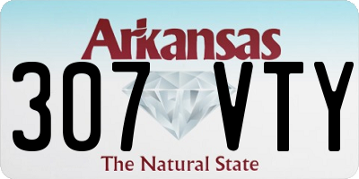 AR license plate 307VTY