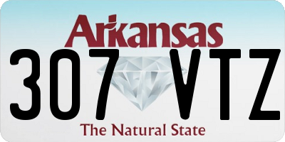 AR license plate 307VTZ