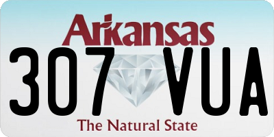 AR license plate 307VUA