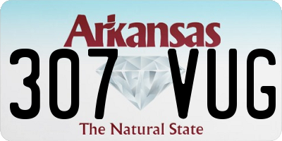 AR license plate 307VUG