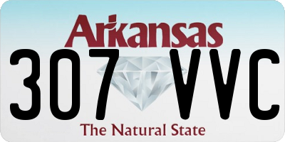 AR license plate 307VVC